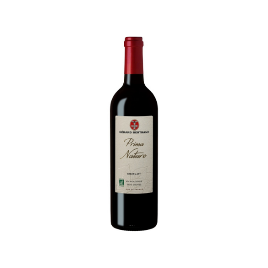 Vin rouge - Languedoc Roussillon - Prima Nature - Merlot Bio/SSA/Vegan 2018 75cl
