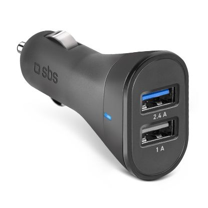 Chargeur allume cigare avec 2 sorties USB - SBS 