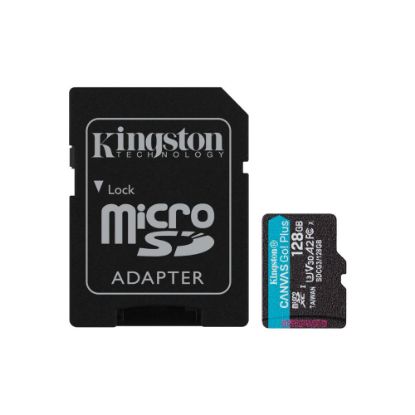 Picture of Carte mémoire microSD 128Go Kingston Canvas Go! Plus