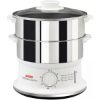 Cuiseur vapeur 6 L 2 bols inox avec minuterie – Seb Convenient – blanc et inox