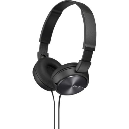Casque filaire supra-auriculaire pliable 30 mm jack 3,5 mm noir - Sony MDR-ZX310