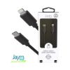 Câble USB-C vers Lightning noir – Jaym Collection POP