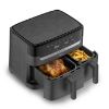 Friteuse sans huile Moulinex Easy Fry Dual EZ901H – 8,3 L, deux tiroirs, 2700 W, gris