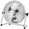 Ventilateur de sol en métal chromé 60 W – Klausberg KB-7516 – 3 vitesses, tête inclinable
