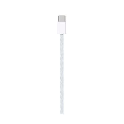 Câble de charge USB-C vers USB-C tressé 60 W, 1 m – Apple MQKJ3ZM/A – blanc