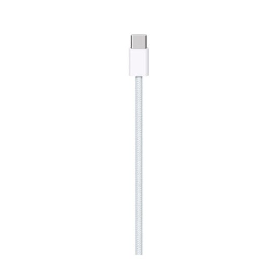 Câble de charge USB-C vers USB-C tressé 60 W, 1 m – Apple MQKJ3ZM/A – blanc