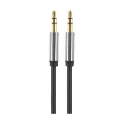 Câble audio jack 3,5 mm mâle/mâle Big Ben noir