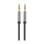 Câble audio jack 3,5 mm mâle/mâle Big Ben noir