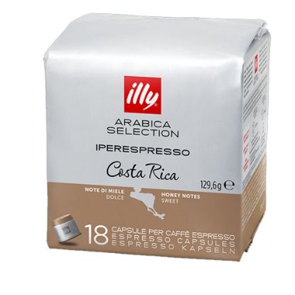 Capsules Illy Iperespresso Arabica Sélection Costa Rica – boîte de 18