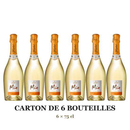6 x Freixenet Mia Moscato 75 CL - vin mousseux blanc 7% alc.