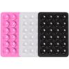 Pack de 3 supports ventouse Big Ben : noir, rose, transparent