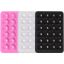 Pack de 3 supports ventouse Big Ben : noir, rose, transparent