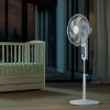 Ventilateur sur pied Série 1000 45 cm 3 vitesses 38 dB minuterie blanc - Philips CX1220/00
