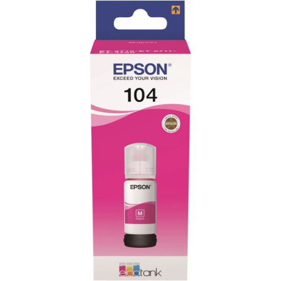 Bouteille d'encre Epson 104 EcoTank – magenta, 65 ml