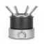 Appareil à fondue électrique 8 personnes 800 W caquelon 2,4 L – Livoo DOC333 – gris