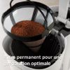 Cafetière filtre Série 3000 1,25 L filtre permanent maintien au chaud blanche - Philips HD7411/00