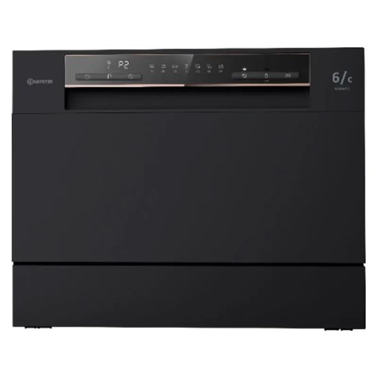 Lave-vaisselle 6 couverts 7 programmes 49 dB noir - Kryster KLV0649EN6