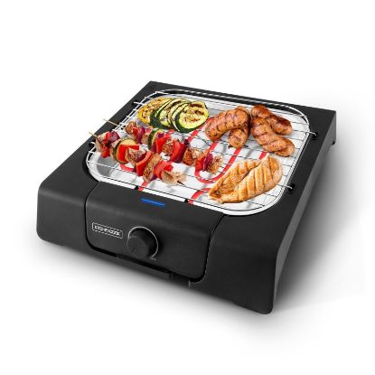 Barbecue de table électrique 1 250 W – Kitchencook BBSquare – noir