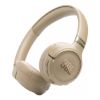 Casque supra-auriculaire sans fil à réduction de bruit 76 h – JBL Tune 680NC – beige