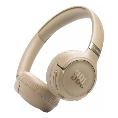Casque supra-auriculaire sans fil à réduction de bruit 76 h – JBL Tune 680NC – beige