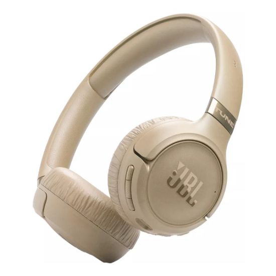 Casque supra-auriculaire sans fil à réduction de bruit 76 h – JBL Tune 680NC – beige