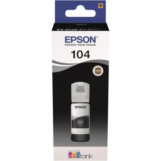 Bouteille d'encre Epson 104 EcoTank – noir, 65 ml