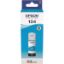 Bouteille d'encre Epson 104 EcoTank – cyan, 65 ml