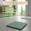 Pèse-personne électronique 180 kg, plateau verre trempé – Little Balance Starty SB – vert cactus