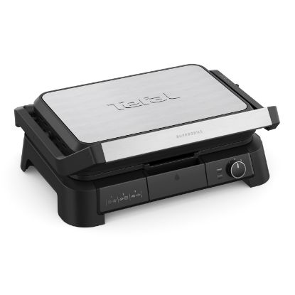 Grill Tefal SuperGrill 3 en 1 XL GC520D – 40 × 20 cm, grill, barbecue et four, 2200 W