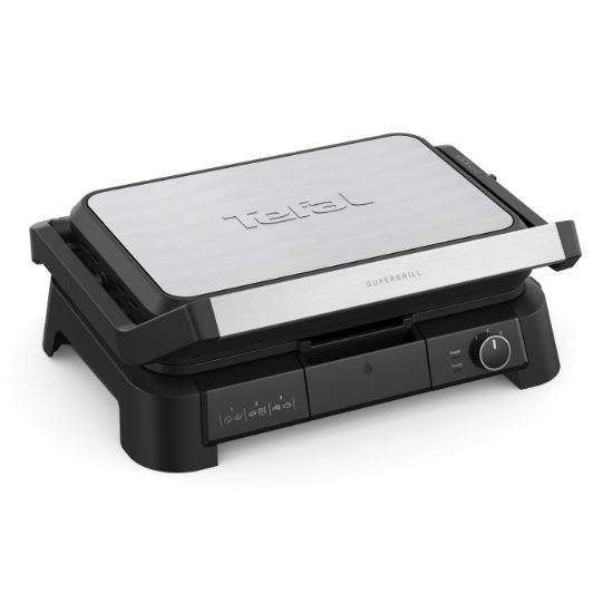 Grill Tefal SuperGrill 3 en 1 XL GC520D – 40 × 20 cm, grill, barbecue et four, 2200 W