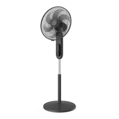 Ventilateur sur pied 45 cm 3 vitesses 38 dB télécommande minuterie noir - Philips CX1520/01 Série 1000