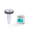 Thermomètre de piscine sans fil avec station intérieure et hygromètre – Livoo SL266W – blanc