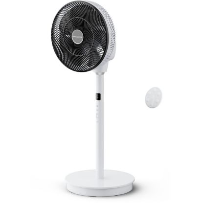 Ventilateur sur pied Rowenta Turbo Swift Silence QV5040F0 – oscillation 3D, 20 dB, 3-en-1 – Blanc