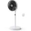 Ventilateur sur pied Rowenta Turbo Swift Silence QV5040F0 – oscillation 3D, 20 dB, 3-en-1 – Blanc