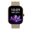 Montre connectée écran 2,01" étanche IP68 – Iconic inWatch II – boîtier doré, bracelet silicone