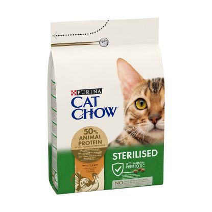 Croquettes chat stérilisé Purina Cat Chow dinde – 3 kg