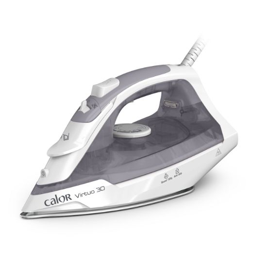 Fer à repasser vapeur Calor Virtuo 30 FV2C43 – 2000 W, pressing 120 g/min, gris clair