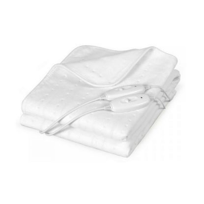 Surmatelas chauffant 2 places 160 × 140 cm 2 × 60 W 3 niveaux – Livoo DOS217W – blanc