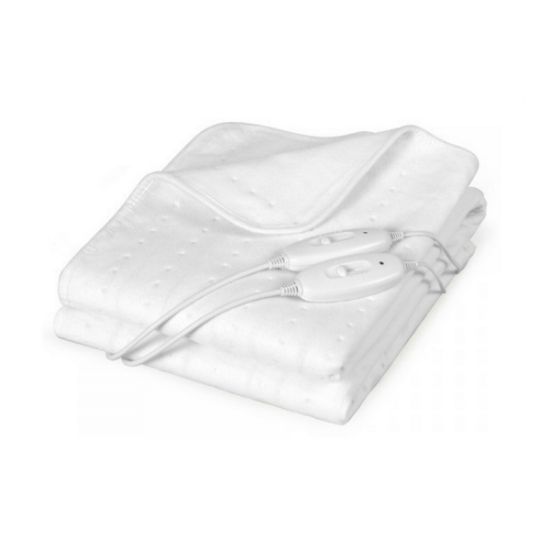 Surmatelas chauffant 2 places 160 × 140 cm 2 × 60 W 3 niveaux – Livoo DOS217W – blanc