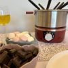 Appareil à fondue 650 W 1,8 L 6 personnes, caquelon induction – Little Balance Little Fondue Meuuuh – piment