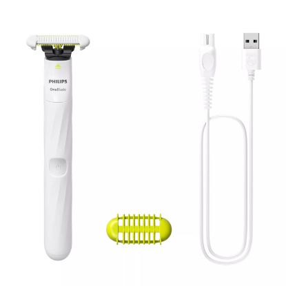 Rasoir OneBlade Intimate étanche IPX7 sabot 3 mm 30 min - Philips QP1924/20