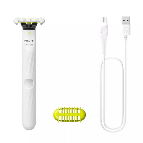 Rasoir OneBlade Intimate étanche IPX7 sabot 3 mm 30 min - Philips QP1924/20