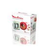 Robot pâtissier Moulinex Bake Essential QA1601 – bol inox 4,8 L, 800 W, 6 vitesses, écru