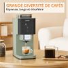 Expresso avec broyeur Krups Coffee Crush SA401LE0 – 15 bars, réservoir 1,8 L – Vert lichen