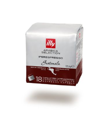 Capsules Illy Iperespresso Arabica Sélection Guatemala – boîte de 18
