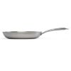 Poêle inox triply 28 cm sans revêtement induction et four – Livoo Brigade MEP159 – inox