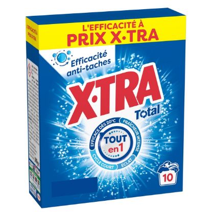 X-TRA Total lessive poudre 10m 500 g
