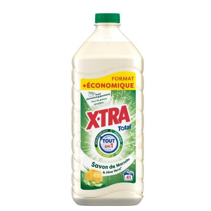 X-TRA Total éco lessive liquide concentrée Marseille 41 lavages 1,845 L