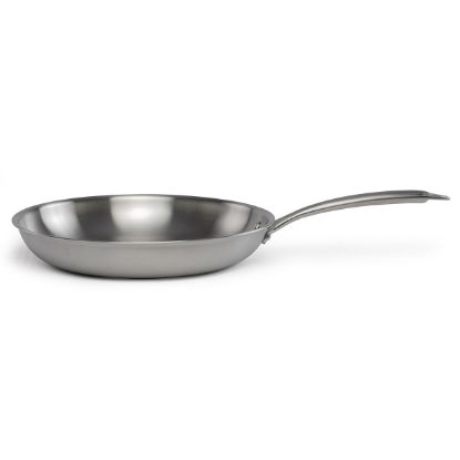 Poêle inox triply 28 cm sans revêtement induction et four – Livoo Brigade MEP159 – inox