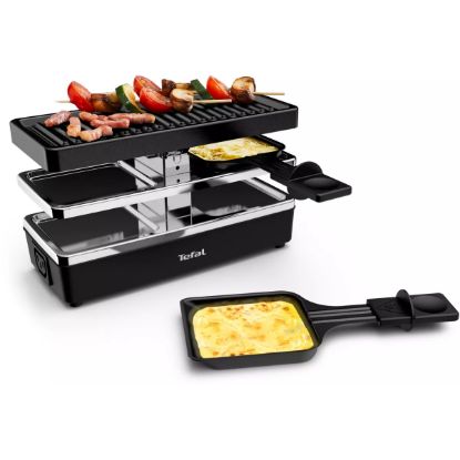 Appareil à raclette et gril modulable 2 personnes – Tefal Plug & Share – noir